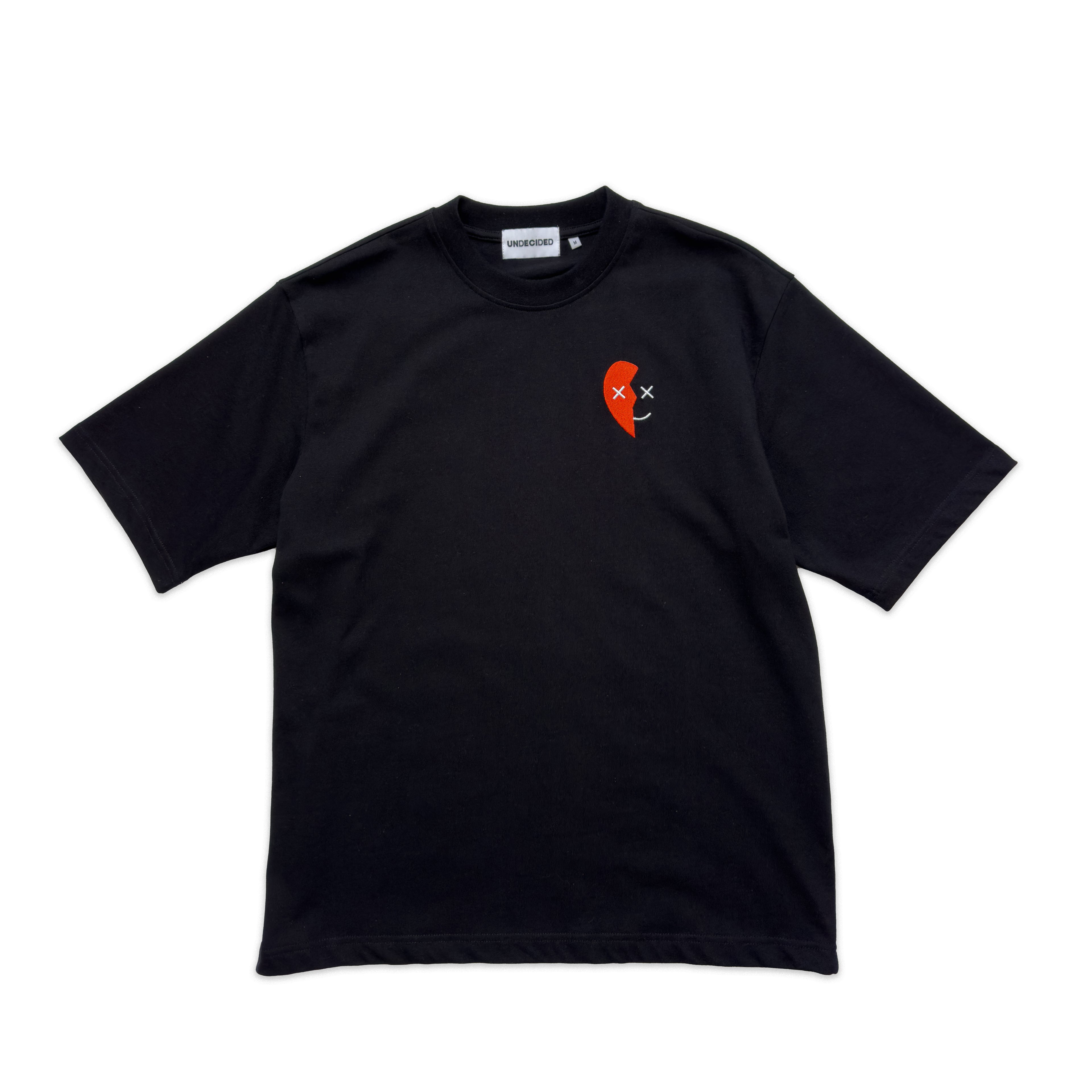 T-shirt noir "Coeur brisé"